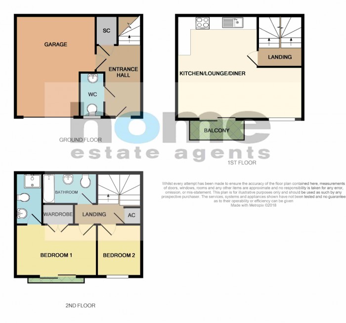 Floorplan for Merchants Court, Bedford