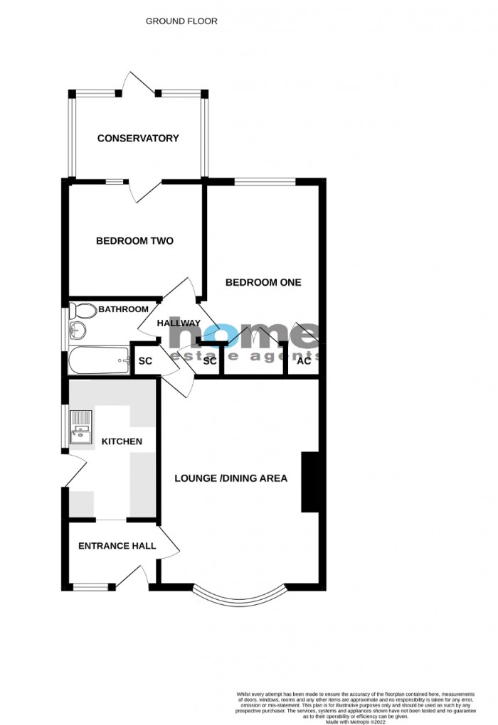 Floorplan for Heronscroft, Bedford