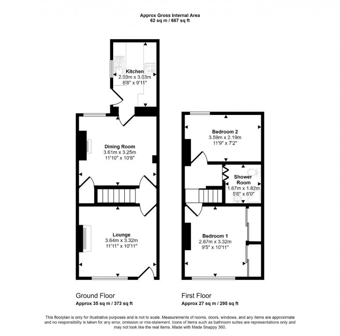 Floorplan for High Street, Stagsden