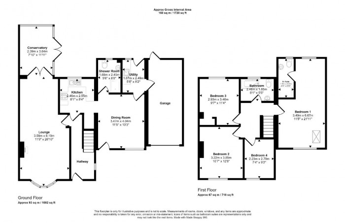 Floorplan for Thurleigh, Bedford