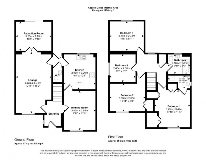 Floorplan for Wildflower Way, Bedford