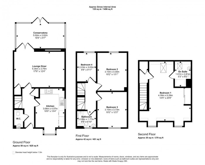 Floorplan for Biddenham, Bedford