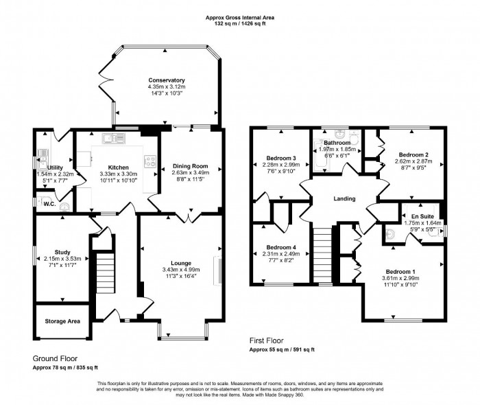 Floorplan for Francis Groves Close, Bedford