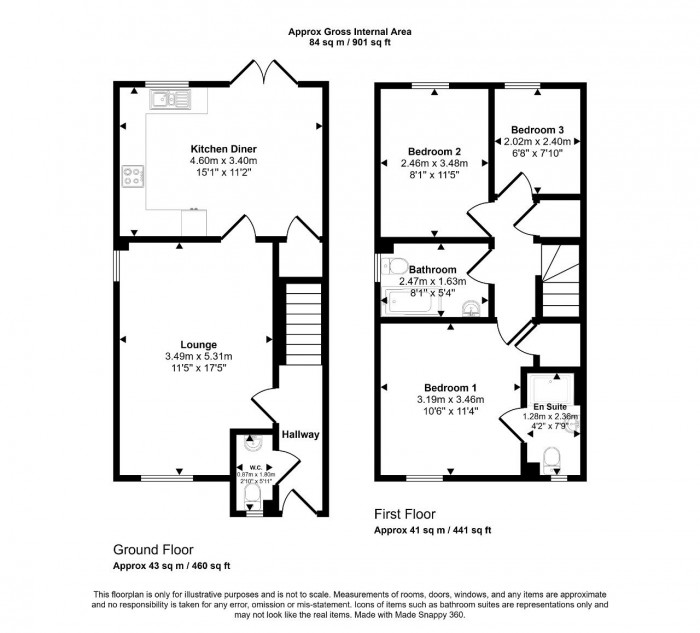 Floorplan for New Cardington, Bedford